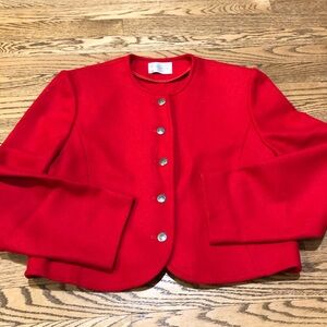 Pendleton Blazer Vintage Wool Red